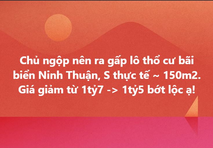 ~ 150m2 thổ cư ngay bờ biển Ninh Thuận, 2 mặt tiền-anh-1