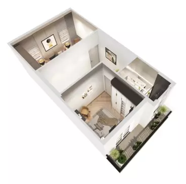 Nhà ở xã hội 1 trệt 1 lầu VSIP 2 Bình Dương-anh-3