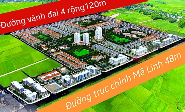 Bán biệt thự trong trung tâm khu dô thị mới Mê Linh giá chỉ 32tr/m2 ngay mặt đường vành đai 4-anh-2