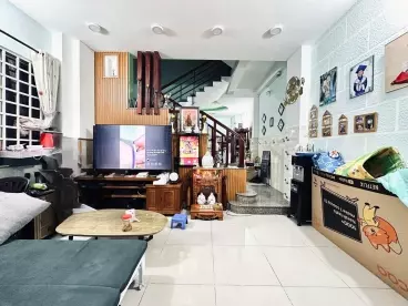 BÁN NHÀ HẺM XE TẢI THẠCH LAM, TÂN PHÚ - 66M VUÔNG A4 - 3 TẦNG BTCT - CHỈ NHỈNH 4 TỶ.-anh-1