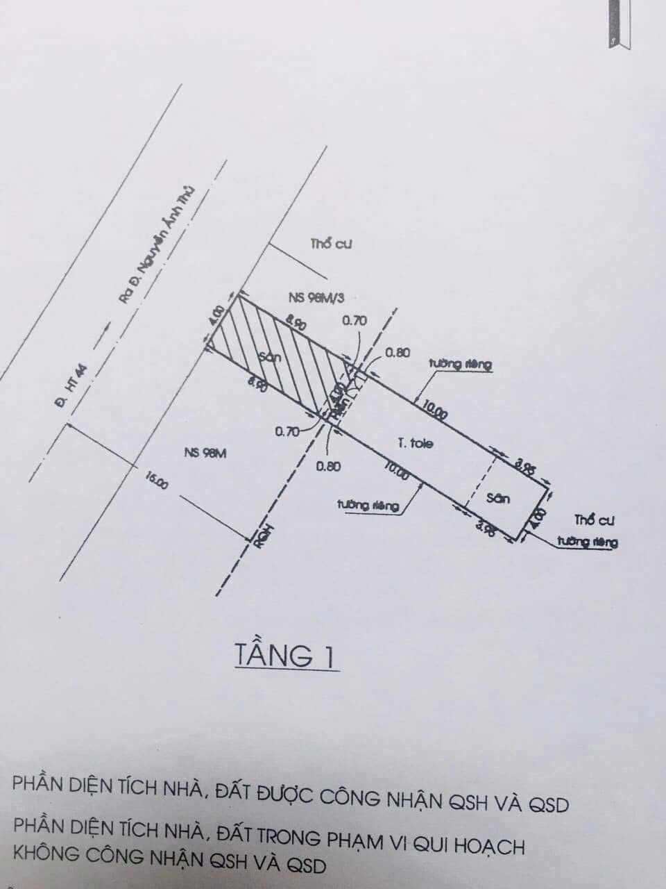 Bán Nhà (4x25) Mặt Tiền Đường Hiệp Thành 44, Q12. (Cách 20m ra Nguyễn Thị Búp)-anh-1