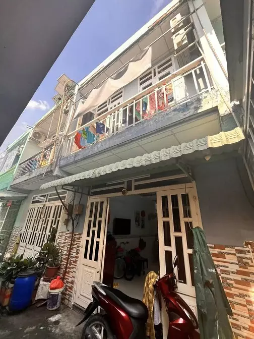 Bán nhà đẹp shc 1 trệt 1 lầu mặt tiền lớn Xuân Thới Thượng 25-anh-1