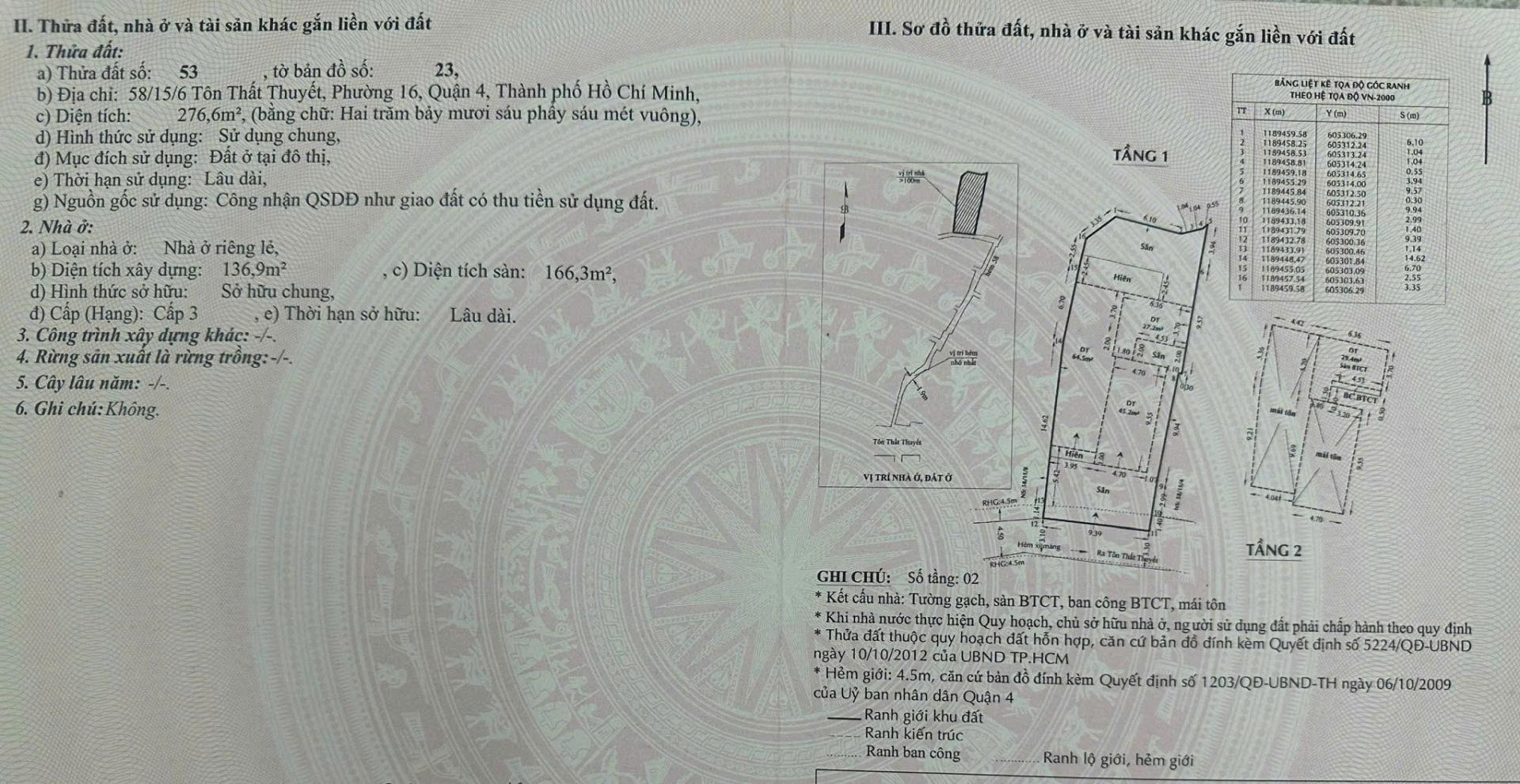 BÁN NHÀ ĐƯỜNG TÔN THẤT THUYẾT, PHƯỜNG 16, QUẬN 4, TP HCM, GIÁ LÀ 21 TỶ-anh-4