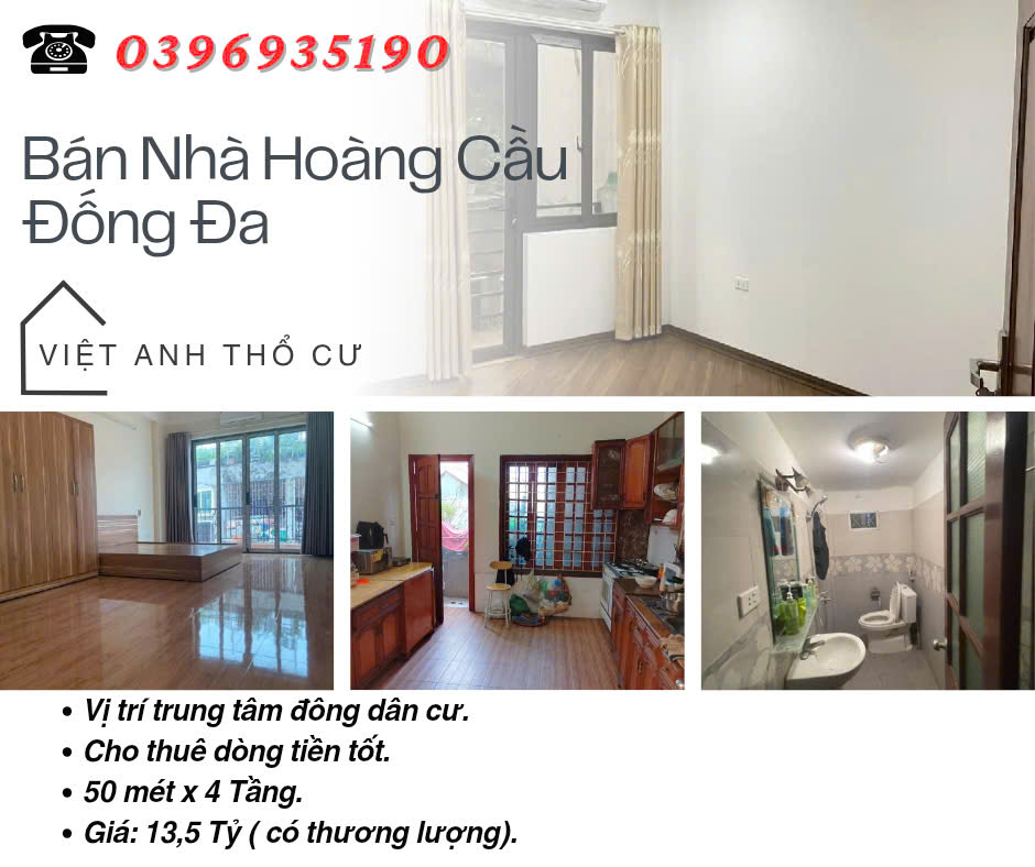 Bán nhà phố Hoàng Cầu, Siêu Phẩm Dòng Tiền, Gần Mặt Phố, 50mx4T, Giá: 13,5 Tỷ, Lh: 0396935190.-anh-1