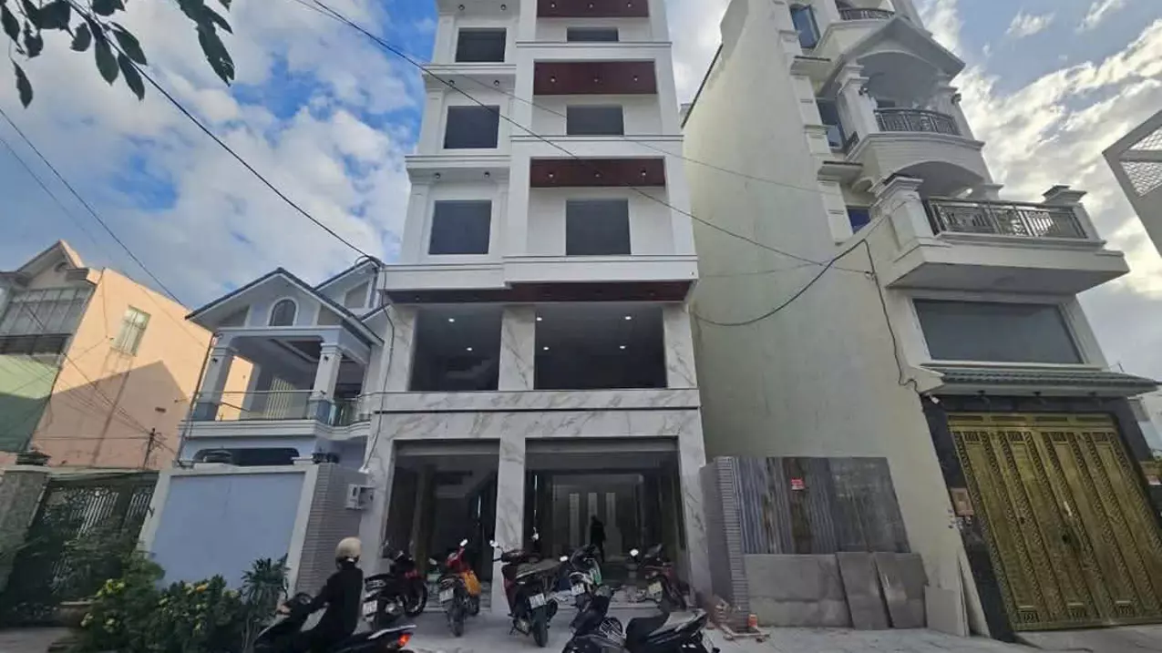 Biệt thự 5 tầng (7x15) có thang máy Mặt tiền 12m Tân Chánh Hiệp Q12 Giá 12.99 tỷ-anh-1