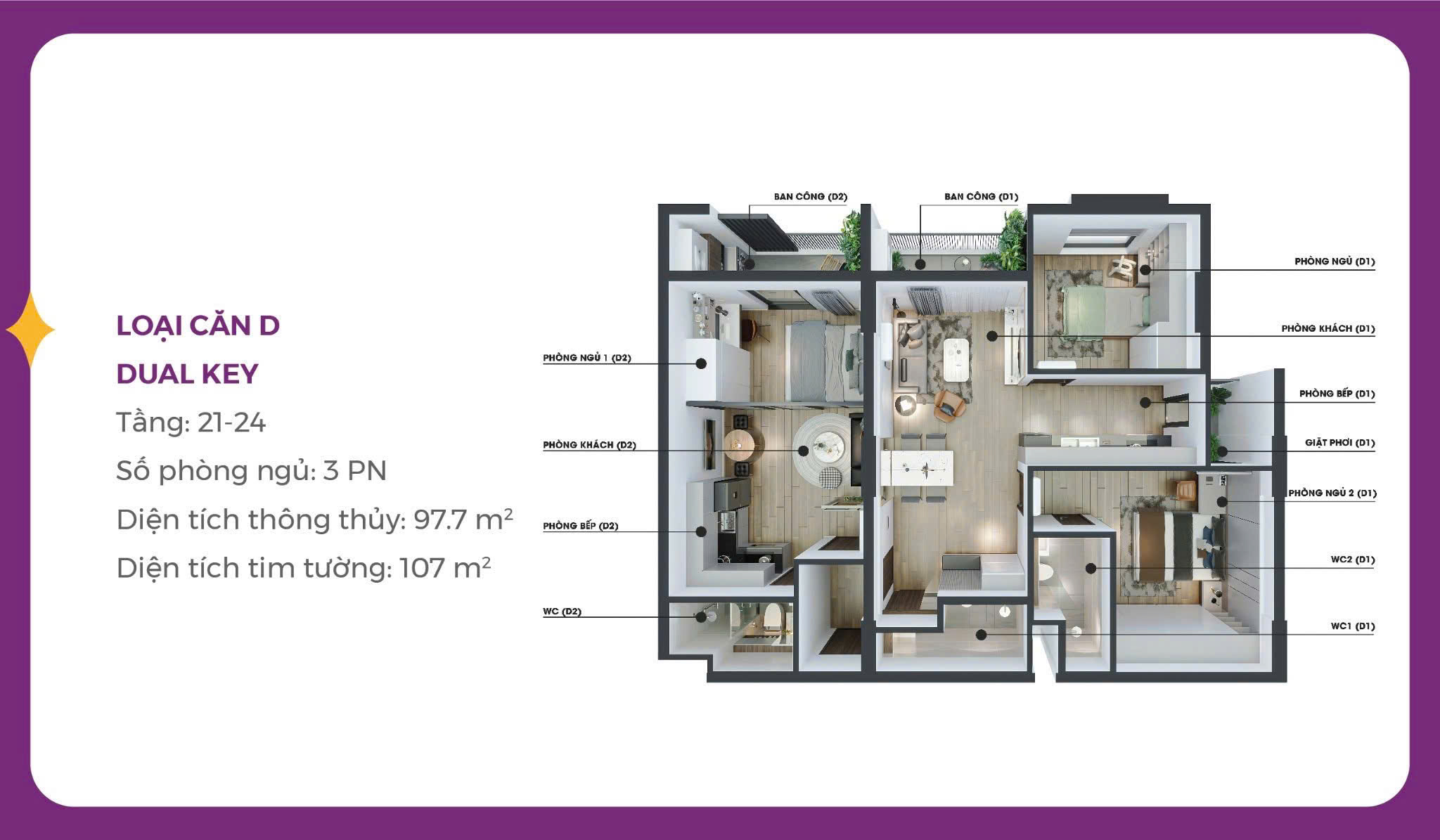 Cần bán Căn hộ cao cấp Mia 2PN 65m2 thích hợp cho vợ chồng trẻ-anh-28