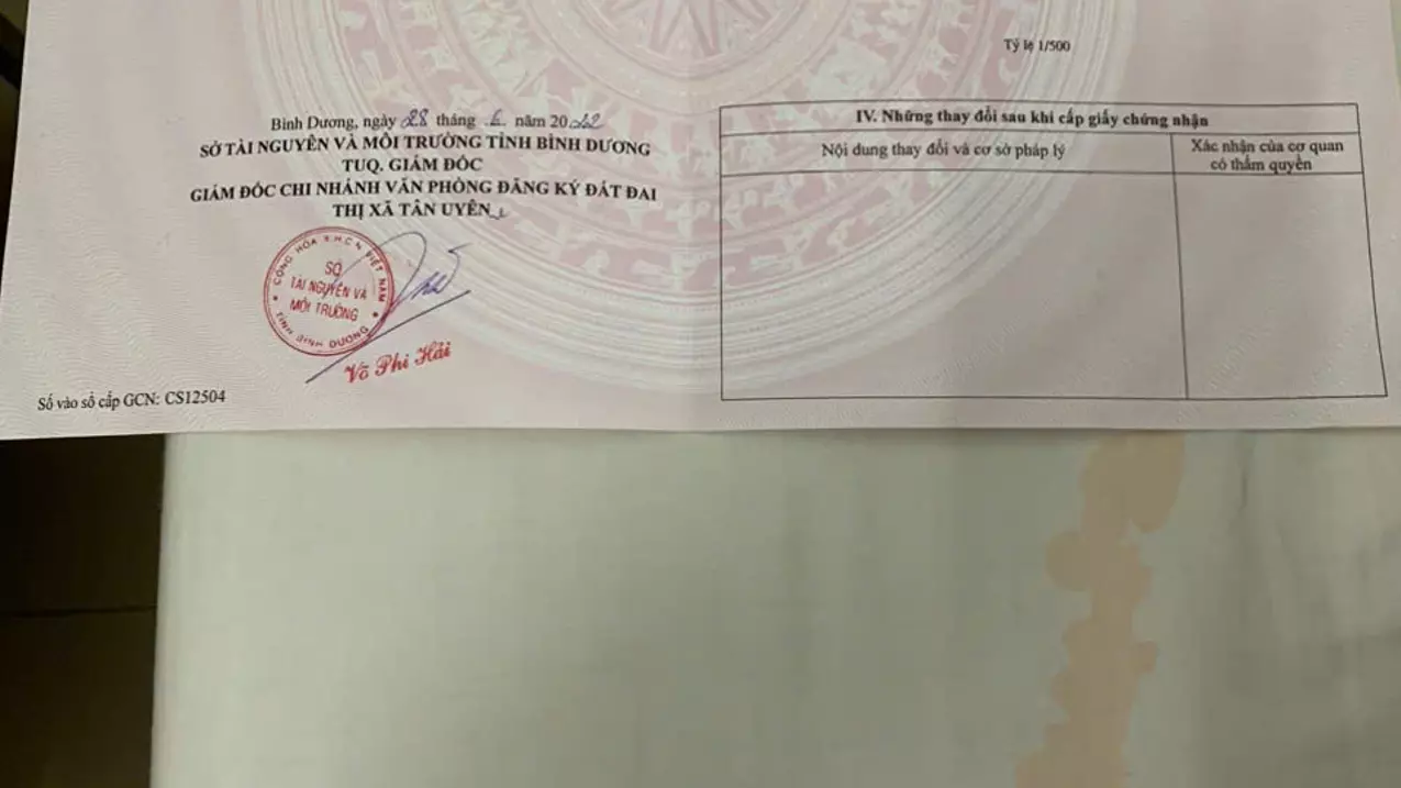 Chính chủ cần bán nhanh đất nền dự án Tân Long,  Phường Uyên Hưng, Thị xã Tân Uyên, Bình Dương-anh-2