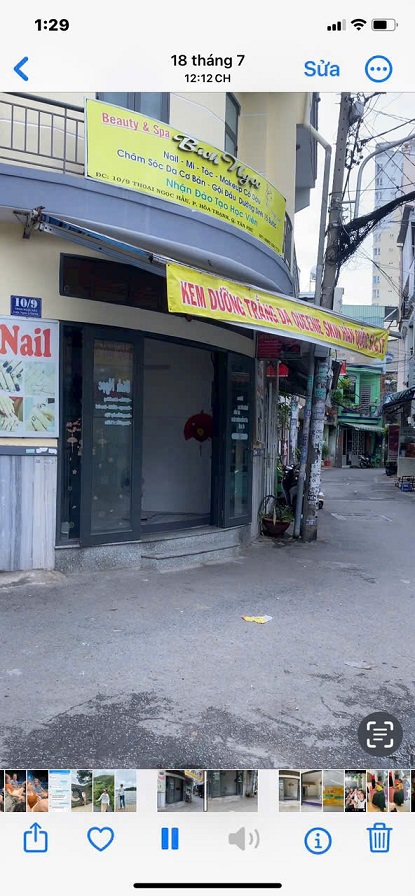 Cho thuê mặt bằng góc 2 mặt hẻm, hẻm 5m thông- 10/9 Thoại Ngọc Hầu, phường Hòa Thạnh, quận Tân-anh-1