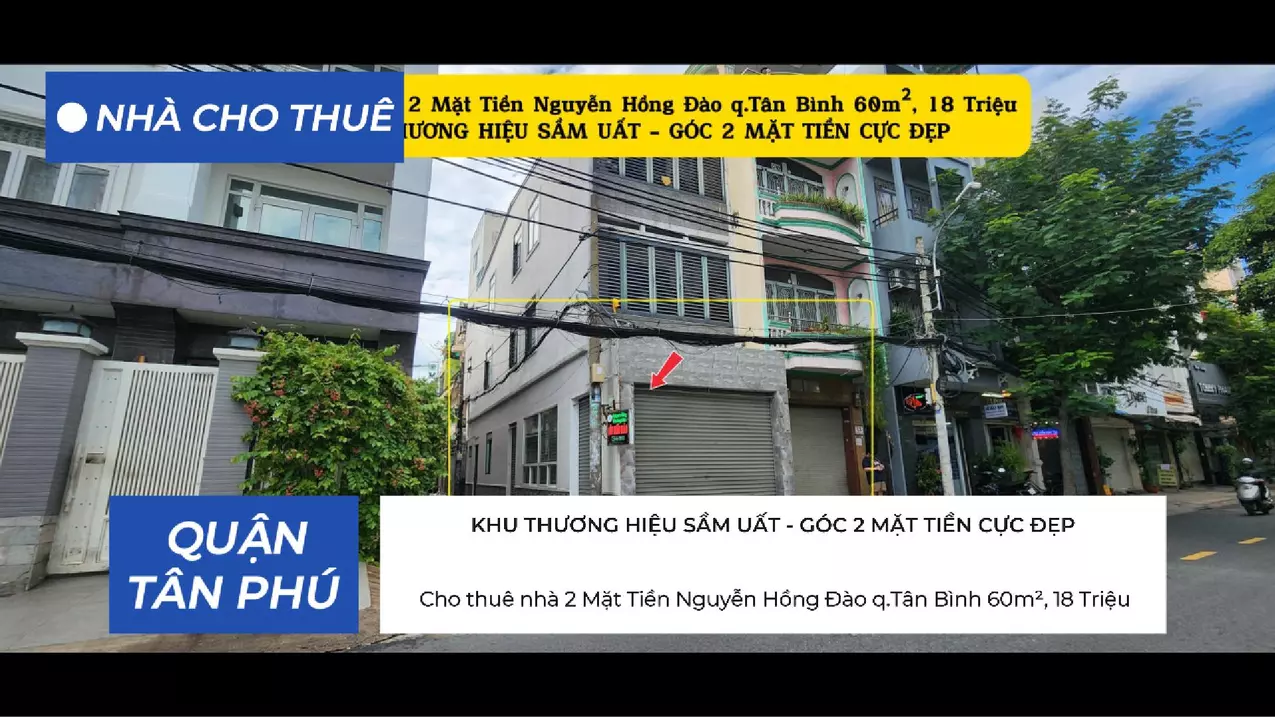 Cho thuê nhà 2 Mặt Tiền Nguyễn Hồng Đào q.Tân Bình 60m², 18 Triệu-anh-1