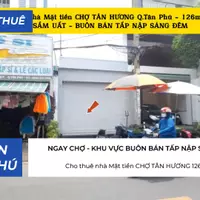 Cho thuê Nhà Mặt Tiền CHỢ TÂN HƯƠNG Q.Tân Phú 126m², 20Triệu-anh-5