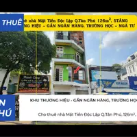 Cho thuê nhà Mặt Tiền Độc Lập Q.Tân Phú 126m², 5TẦNG - KHU THƯƠNG HIỆU-anh-5