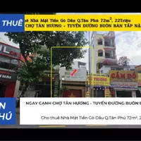 Cho thuê Nhà Mặt Tiền Gò Dầu Q.Tân Phú 72m², 22Triệu, NGAY CẠNH CHỢ TÂN HƯƠNG-anh-5