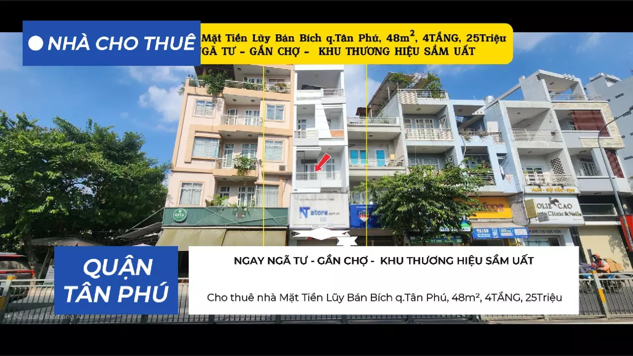 Cho thuê nhà Mặt Tiền Lũy Bán Bích q.Tân Phú, 48m², 4TẦNG, 25Triệu-anh-1