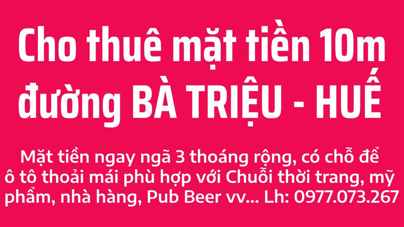 Cho thuê nhà mặt tiền nằm tại ngã ba Bà Triệu - Hà Huy Tập-anh-1