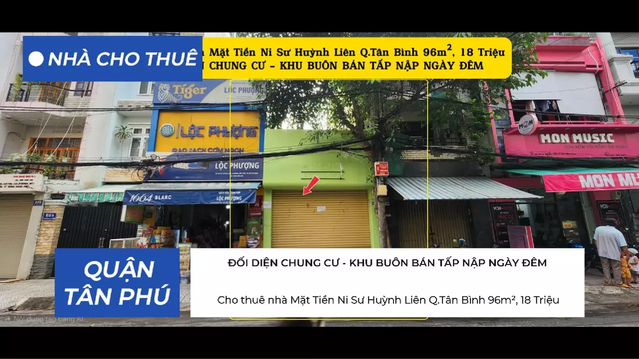 Cho thuê nhà Mặt Tiền Ni Sư Huỳnh Liên Q.Tân Bình 96m², 18Triệu - ĐỐI DIỆN CHUNG CƯ-anh-1