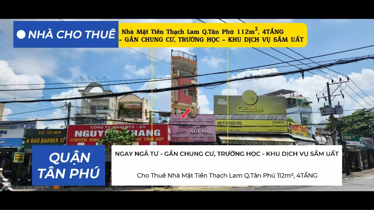 Cho Thuê Nhà Mặt Tiền Thạch Lam Q.Tân Phú 112m², 4TẦNG - NGAY NGÃ TƯ-anh-1