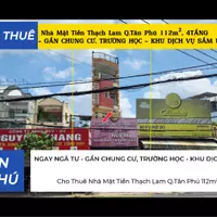 Cho Thuê Nhà Mặt Tiền Thạch Lam Q.Tân Phú 112m², 4TẦNG - NGAY NGÃ TƯ-anh-5