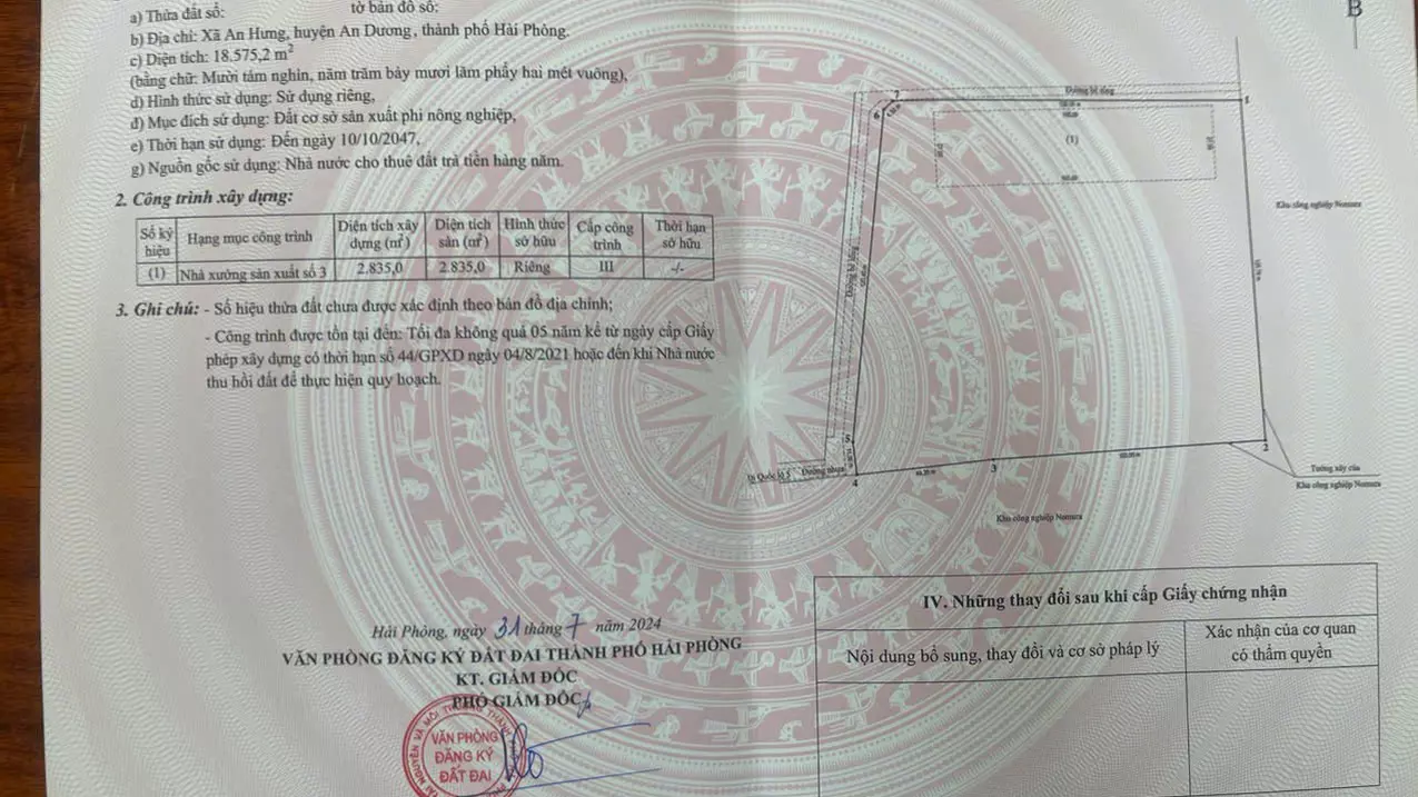 CHUYỂN NHƯỢNG NHÀ MÁY KHU VỰC KCN NOMURA – HẢI PHÒNG-anh-5