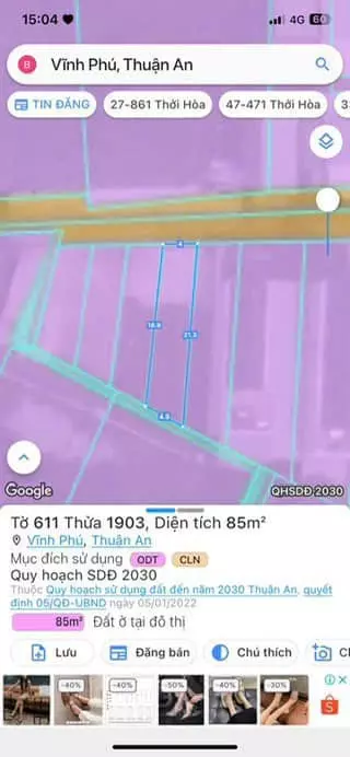 Đất đường nhựa, sổ riêng tại trung tâm Vĩnh Phú, Thuận An, BD-anh-3