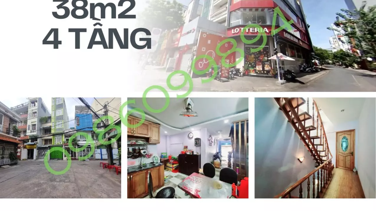 GẤP BÁN NHÀ NGUYỄN NGỌC LỘC - QUẬN 10 - 4 Tầng – 38m2– HẺM 3M - CHỈ 4.X TỶ-anh-1