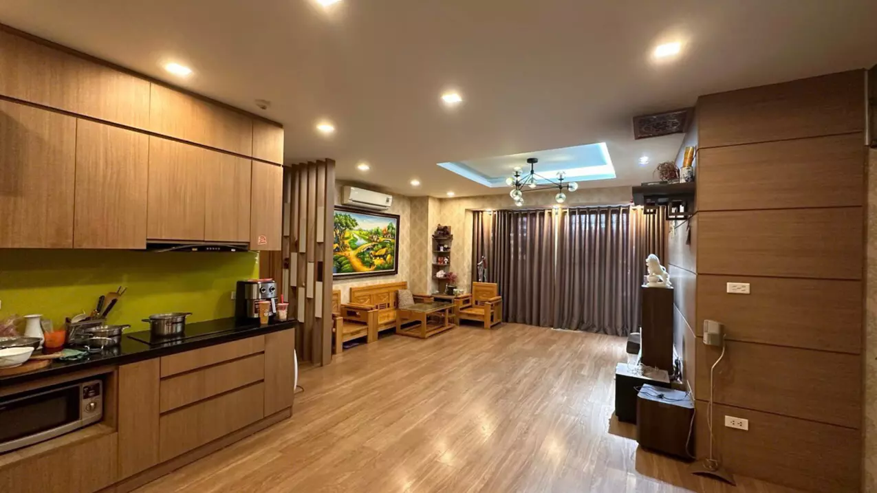 Gia đình cần bán căn hộ Intracom 1 Trung Văn 96,3m2 3 ngủ 2 vệ sinh full đồ giá 4,8 tỷ-anh-1