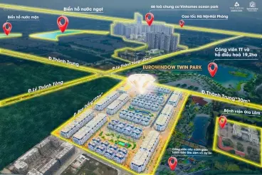 Cho thuê Biệt Thự mặt phố Thành Trung –Trâu Quỳ ,192.5m 4 tầng Mtien 9m.0982852808-anh-1