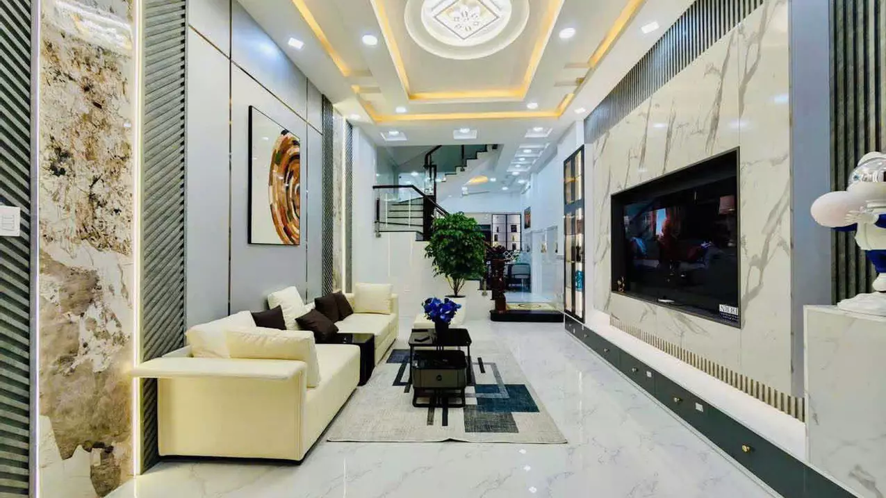 NHÀ ĐẸP 2 Tầng Giá Chỉ 3 Tỷ 65 SHR Hẻm Xe Hơi  Trung Mỹ Tây Quận 12 Sát GV Tân Bình-anh-1