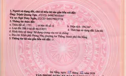 Thu hồi vốn gấp định cư bán lô gần KCN lớn giáp TT Ái Nghĩa - Bao thuế phí - Giá F0 - Bao sổ -> tiết kiệm chi phí - Trả góp qua ngân hàng/tháng - Diện tích: 160m2 (6x26,7) - Đường: 5m - Hướng: Đông - CÔNG CHỨNG NGAY - Hạ tầng hoàn thiện 100% - Quy-anh-7